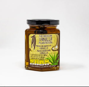 TARRO CON 320 GR DE NECTAR DE AGAVE A LA VAINILLA