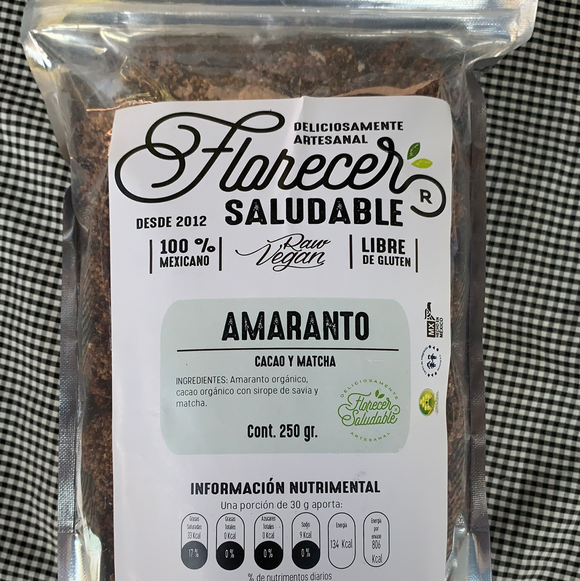 Amaranto Cacao y Matcha (Cereal)