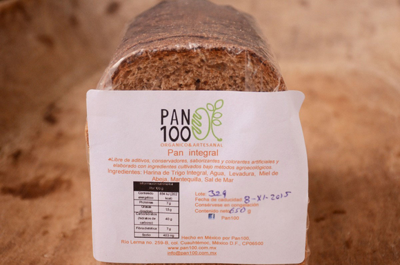Pan de caja harina integral